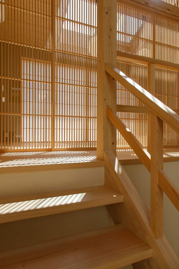 Японский деревянный дом с двориком в Киото
