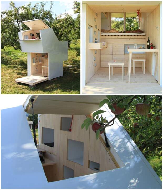 Мини-дом «Soul Box» – идеальное место для работы и отдыха в полном уединении. | Фото: inhabitat.com/ sustainablesimplicity.com.
