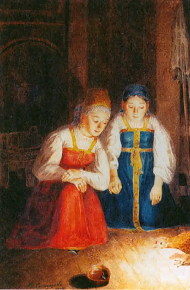 Как гадать на Святки. Советы художников