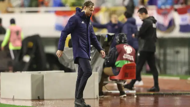 Карпин назвал поражение от Хорватии самым обидным в своей тренерской карьере