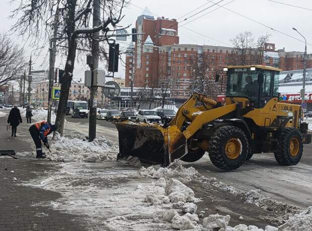 Около 7,5 тысяч кубометров снега вывезли с улиц Тулы за сутки