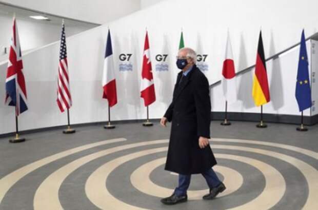 European High Representative of the Union for Foreign Affairs Josep Borrell arrives at the G7 Foreign Ministers meeting in Liverpool, Britain December 12, 2021. Jon Super/Pool via REUTERS