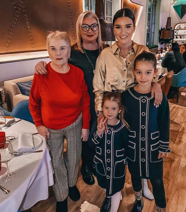 Ксения Бородина со своими родными. Фото из инстаграма звезды (instagram.com/borodylia)