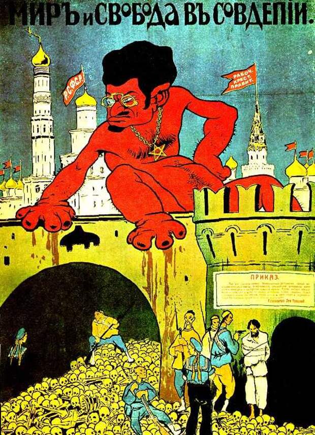 Антибольшевистский плакат «Троцкий»