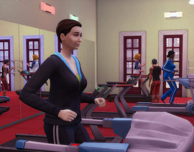 Картинка сделана мною в игре The Sims 4
