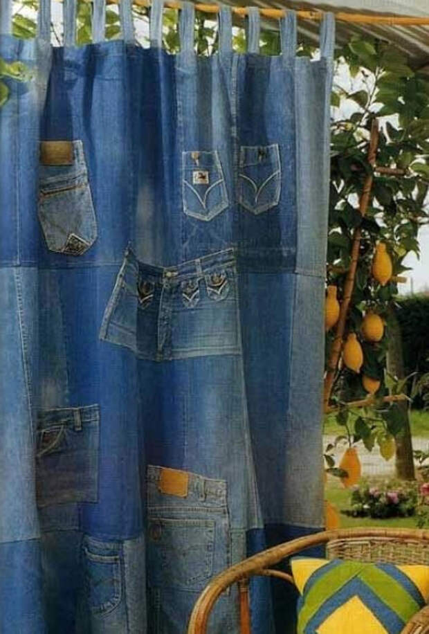 Что ещё можно сделать из старых джинсов? Продолжаем шить красоту из старых джинсов!