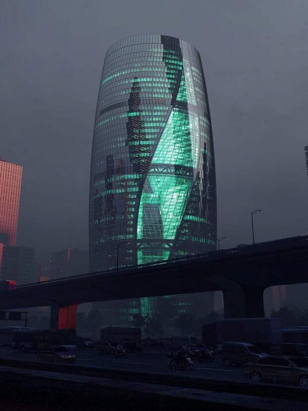 1. Башня Leeza SOHO, Пекин, Китай. Самый высокий в мире атриум!
