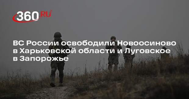 ВС России освободили Новоосиново в Харьковской области и Луговское в Запорожье