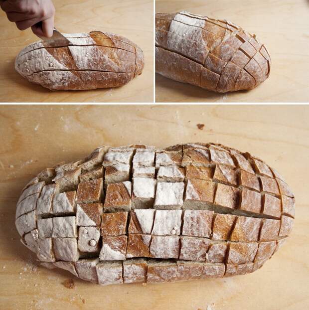 разрезаный хлеб