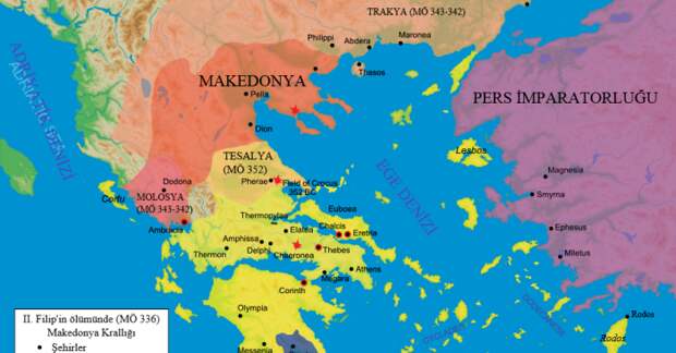 Древняя Македония вообще была не там. /Фото: Ну, или не совсем там. worldhistory.org.