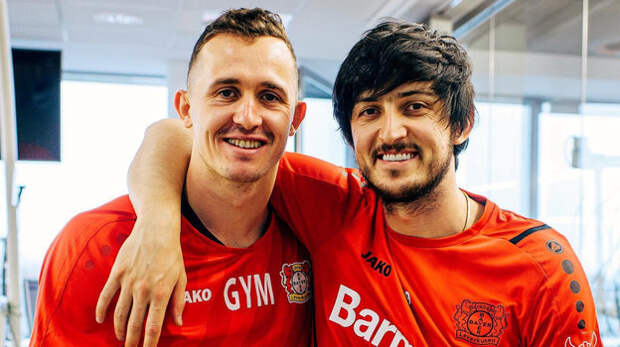 Лунев с Азмуном сыграли против Лодыгина в матче «Байер» - «Панатинаикос»