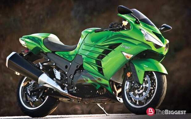 Самые мощные мотоциклы в мире: Kawasaki Ninja