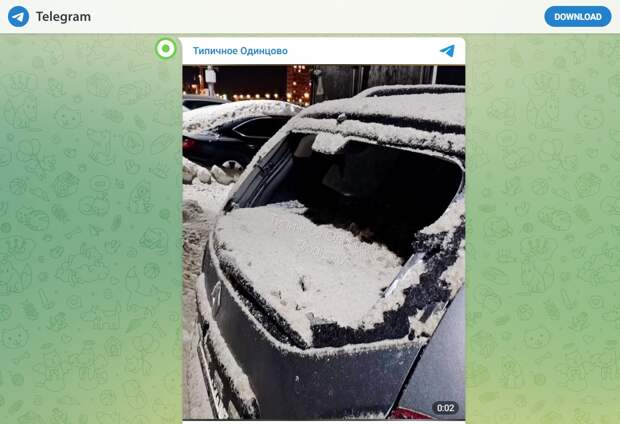Коммунальщики повредили десятки автомобилей во время уборки снега в Одинцове