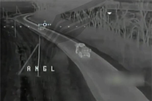 Опубликовано уникальное видео с уничтожившего HIMARS ударного дрона