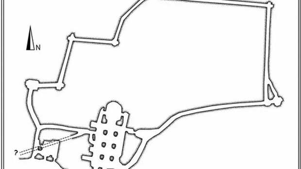 Древний подземный город в меловой горе на территории России