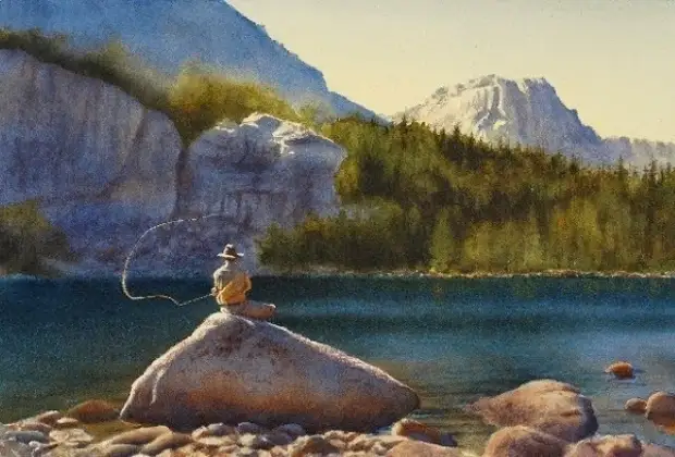 Американский художник-акварелист. Robert McFarland