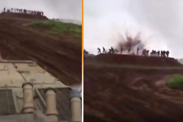 Стрельба по военным чиновникам в Китае: Есть видео случайного попадания гранаты