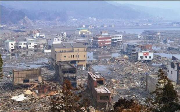 Землетрясение Тохуку 2011 года и цунами вода, интересное, познавательное