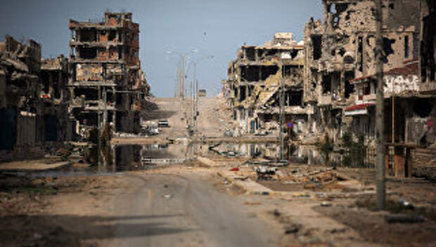 Вид на город Сирт, Ливия. Архивное фото