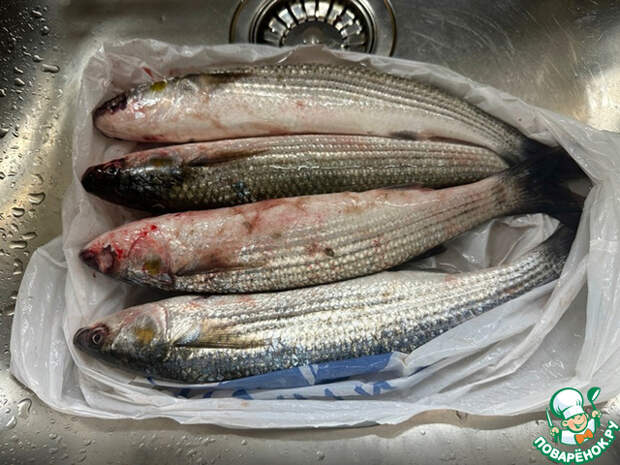 Кефаль. В духовке