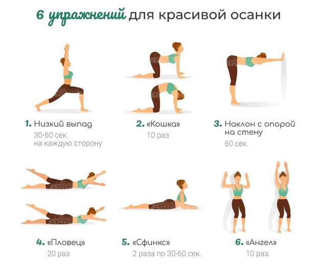 Красивая осанка за 5 минут в день?