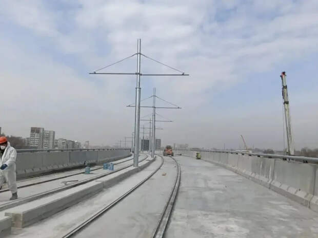 Названа дата запуска движения трамваев по эстакаде четвёртого моста в Новосибирске