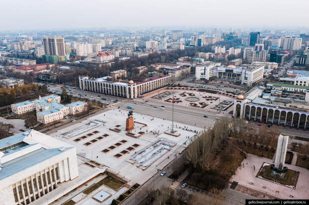 Бишкек с высоты