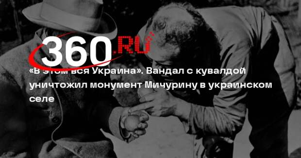 Журналист Боуз: в Полтаве на пути к членству в ЕС разрушили памятник Мичурину