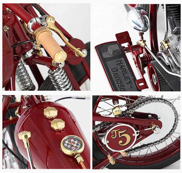 элеманты кастома Harley Shovelhead T5 от TMT Moto