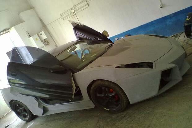 Одесская копия Lamborghini Reventon из Mitsubishi Eclipse (66 фото)