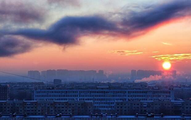 Атмосферный фронт принесёт в Петербург небольшой снег
