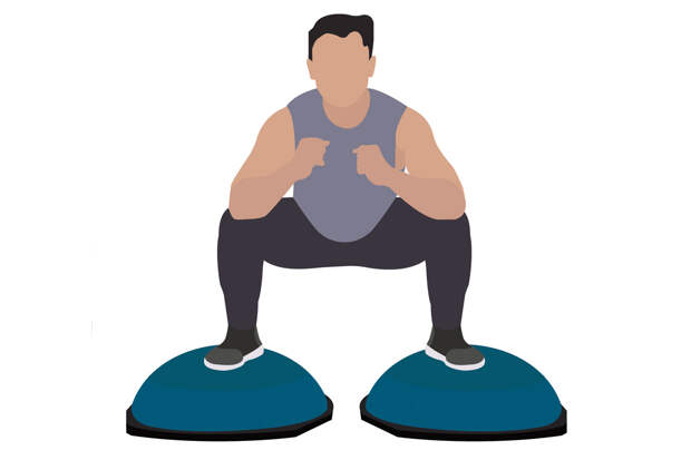 Функциональные упражнения — приседания сумо