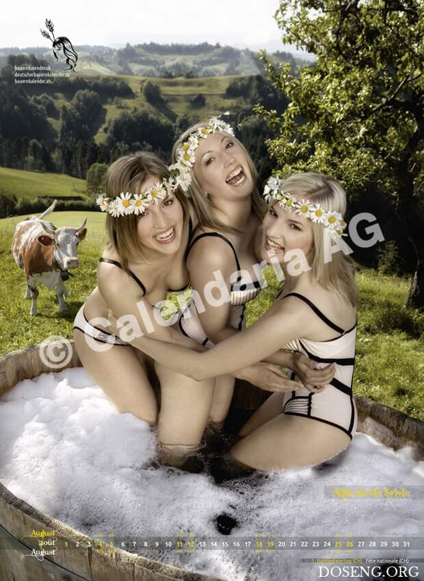 Календарь «Swiss Cowgirls 2018»