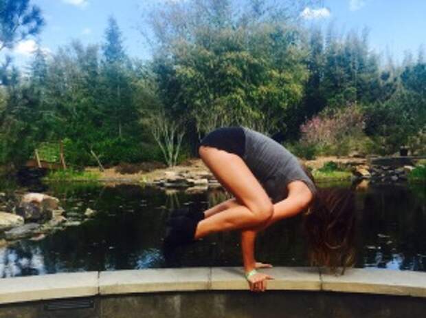 just hanging out on the koi pond! 