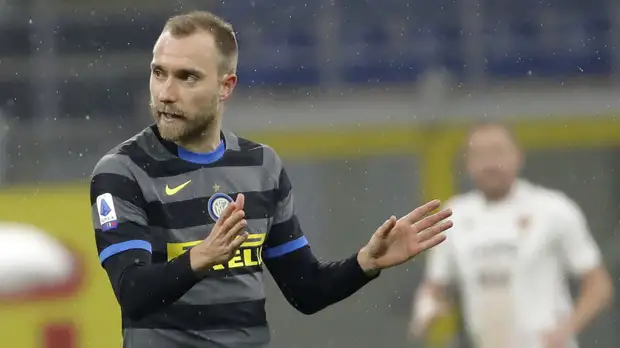 Источник: Эриксен может вернуться на поле в ближайшие месяцы