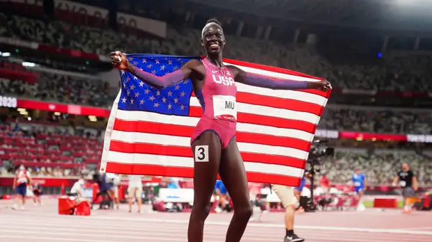 Американка Му завоевала золото в беге на 800 м на Олимпиаде