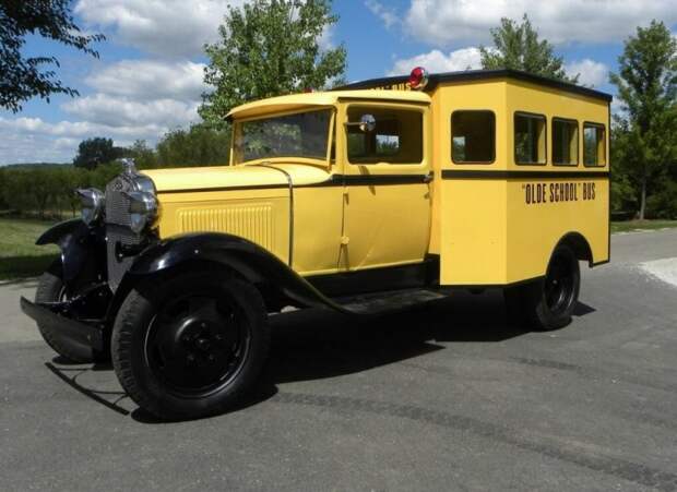 Неужели на этом возили детей? Школьный автобус из 1930-х