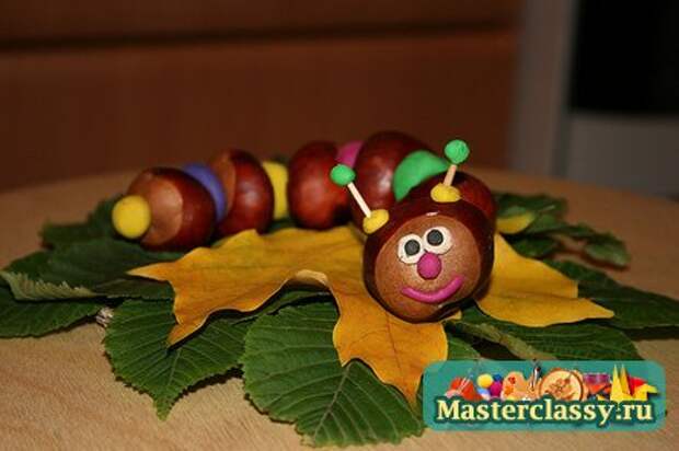 Поделки из каштанов