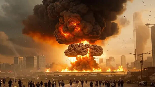 Противник массированно ударил по Дебальцево – загорелся склад ВС России со снарядами. Боеприпасы детонируют и сейчас