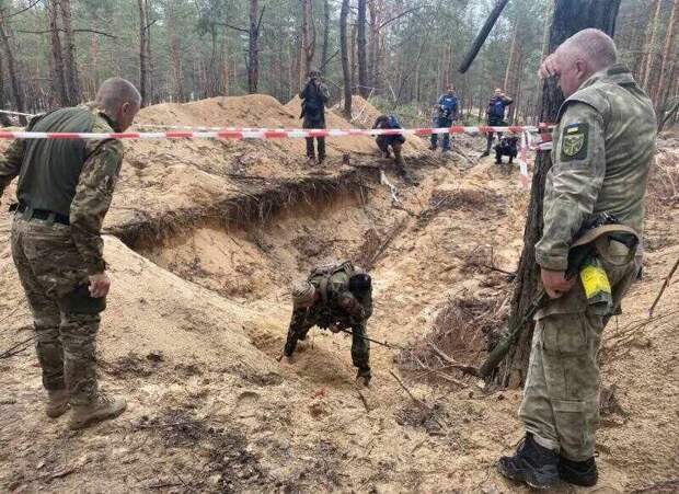 Давно озверевшая Украина обвиняет в зверствах Россию