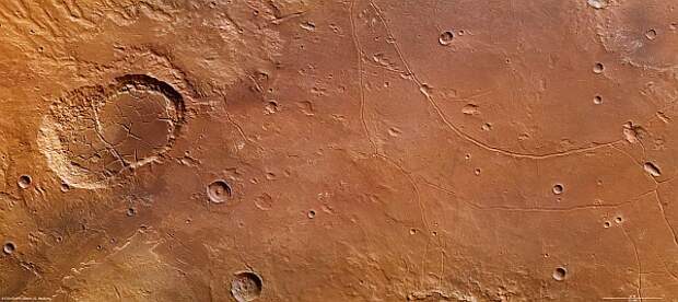 Здесь и ниже изображения ESA / DLR / FU Berlin (G. Neukum) / NASA MGS MOLA Science Team.
