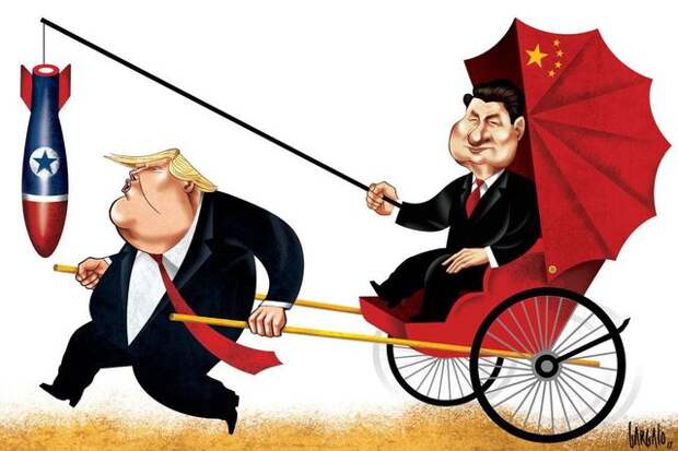 china_usa_nkorea_tramp