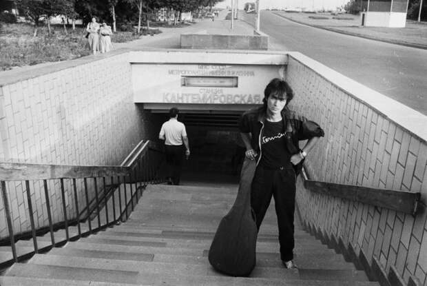 Виктор Цой, Москва, 1986 год. Автор: Игорь Мухин.