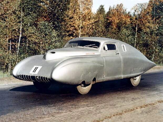 Опытный экземпляр ГАЗ М-20 Победа Спорт, 1950 автомир, аэродинамика, из прошлого, конструкция, обтекаемость. формы