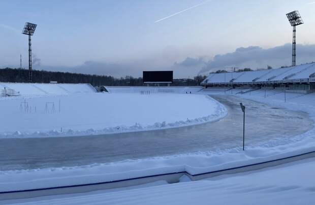 Каток планируют открыть на стадионе Рязанского ЦСК на следующей неделе