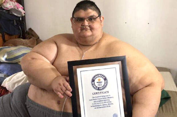 В Мексике умер 41-летний рекордсмен книги Гиннеса по весу