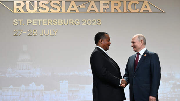 Глава Конго поблагодарил Путина за проведение саммита «Россия — Африка»