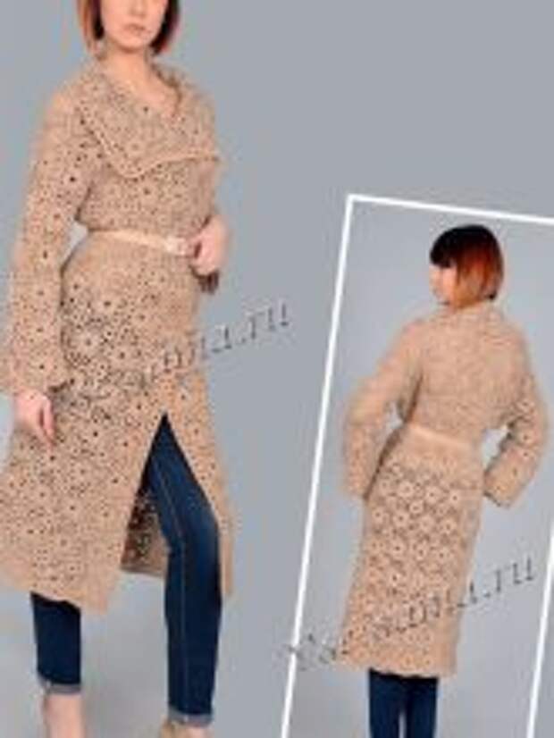 Вязаный крючком кардиган схемы