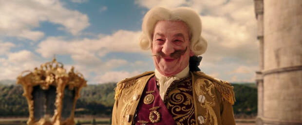 In 2017's Beauty & The Beast, After Becoming Human Cogsworth's Mustache Is Uneven Just Like The Hands Of A Clock
