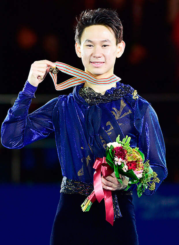 Денис Тен - победитель  чемпионата четырёх континентов в Сеуле, 2015 год